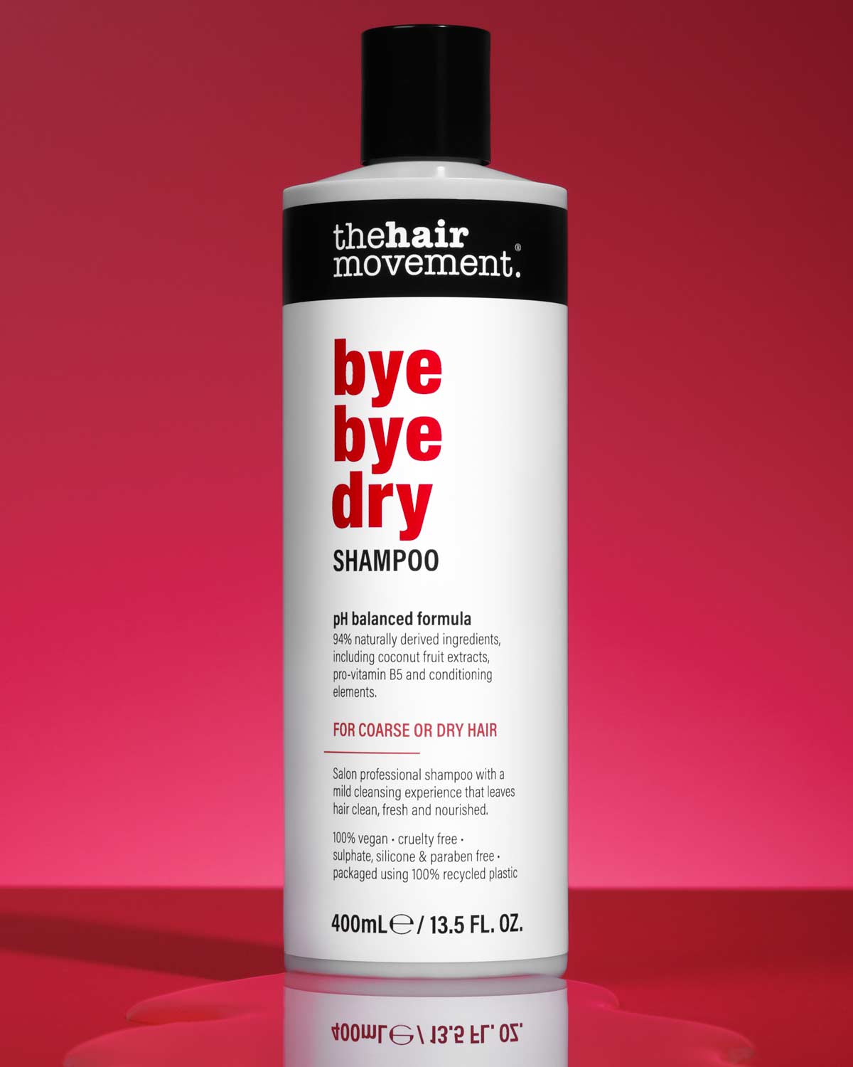 The Hair Movement bye bye dry shampoo with coconut fruit extracts, provitamin B5 and conditioning elements.