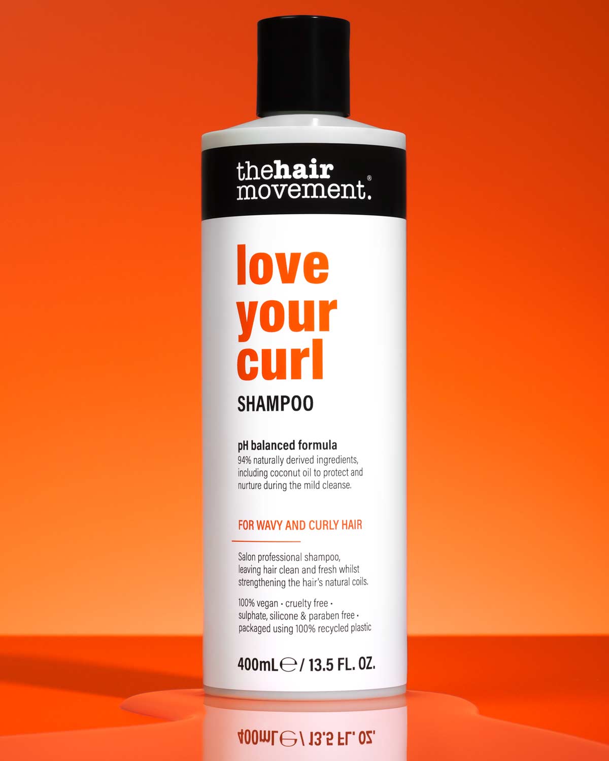 The Hair Movement Love your curl shampoo, with naturally derived ingredients like coconut oil.